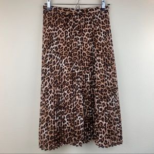Ann Taylor animal print Skirt